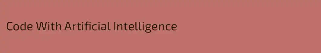 Code With Artificial Intelligence